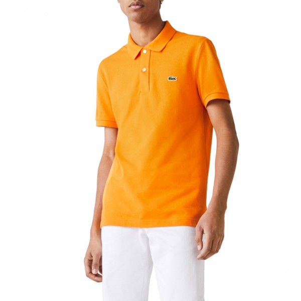 Slim Fit Polo Shirt, Orange