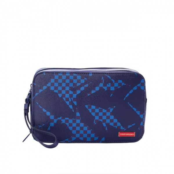 The Hills Camo Blue Toiletry, Blue