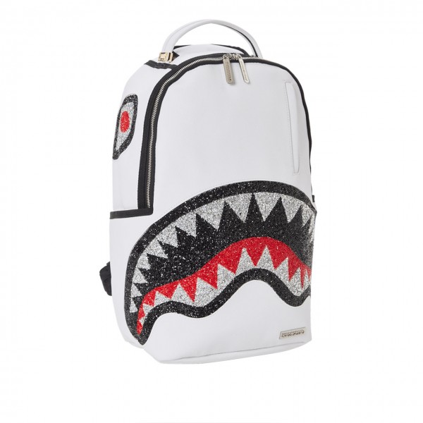 Trinity 2.0 Shark White Backpack, Bianco