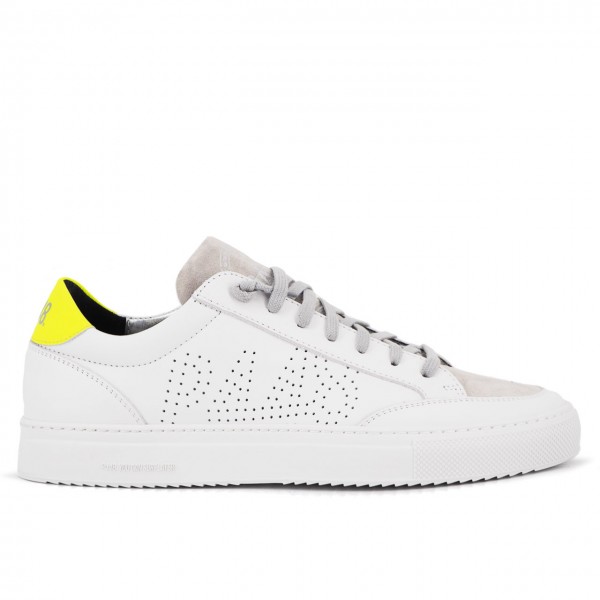 Soho White / Yellow Sneaker, White