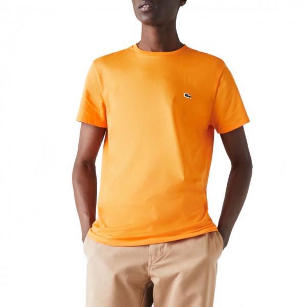 Crewneck T-Shirt In Jersey, Orange