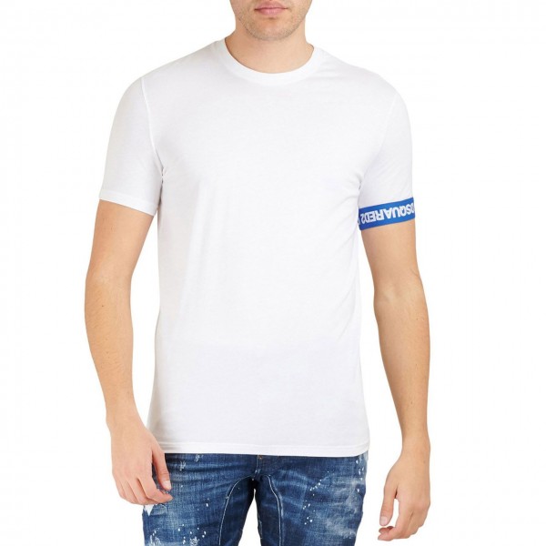 Round Neck T-Shirt, Bianco