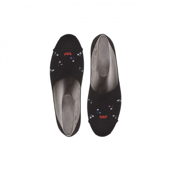 Shoe Liner Print Icon, Black Red