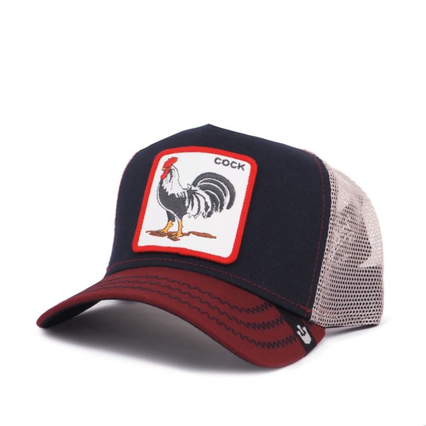 All American Rooster Baseball Hat, Blue