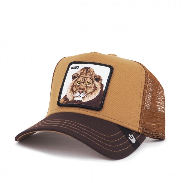 King Baseball Hat, Brown