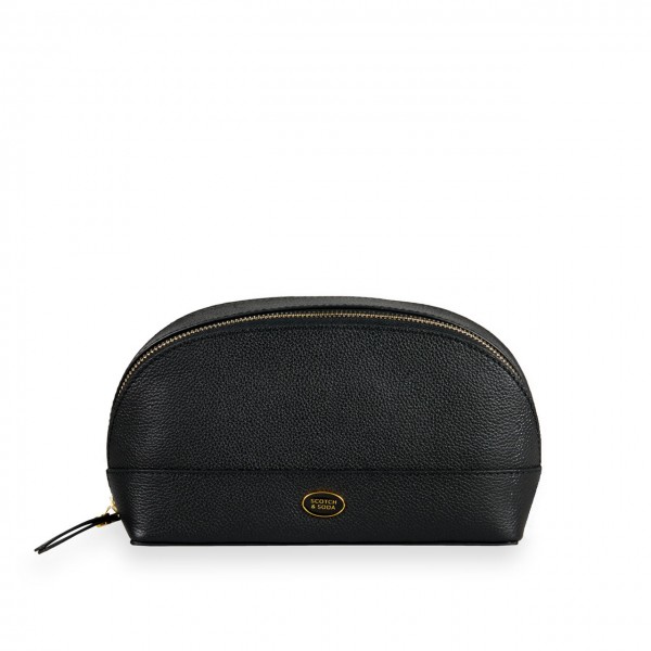 Leather Toiletry bag, Black