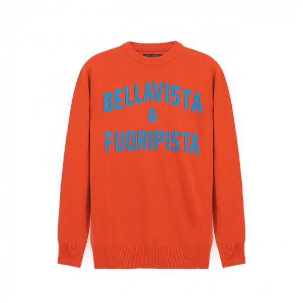 Roundneck Sweater Bellavista & Fuoripista, Arancio