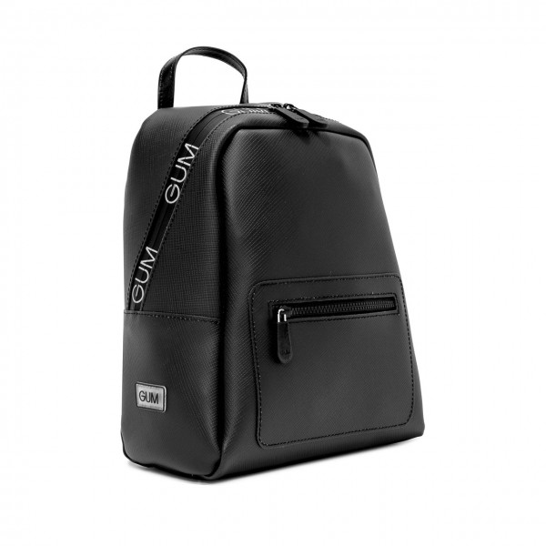 Fluo Mat Backpack, Black-White