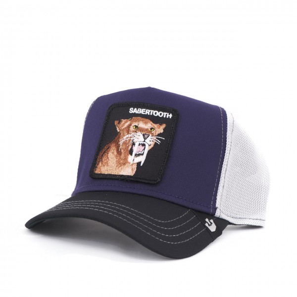 Sabertooth Baseball Hat, Purple