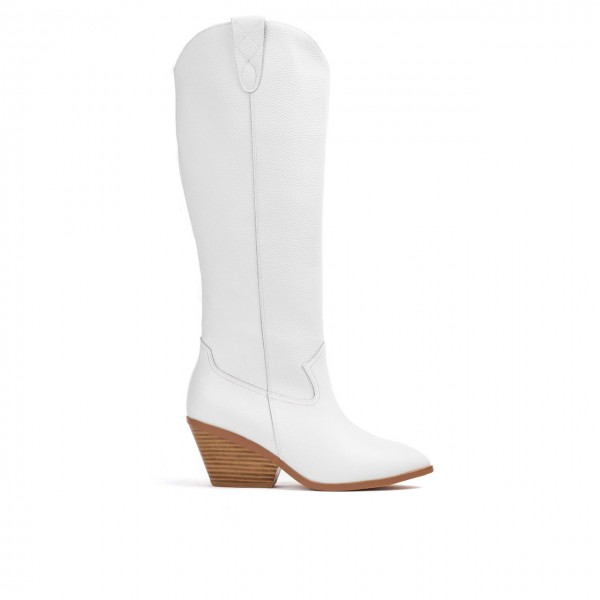 Houston Boots, White