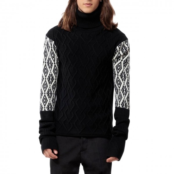 Turtleneck Sweater, Black