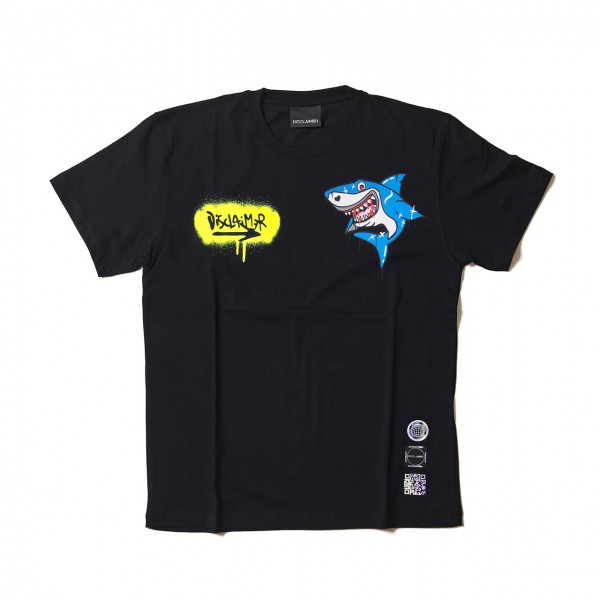 Shark T-Shirt, Nero