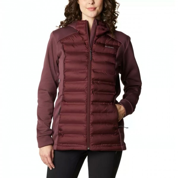 Padded jacket with Out-Shield hood, Bordeaux