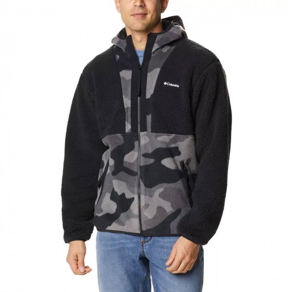 Backbowl Sherpa Fleece Sweatshirt, Gray