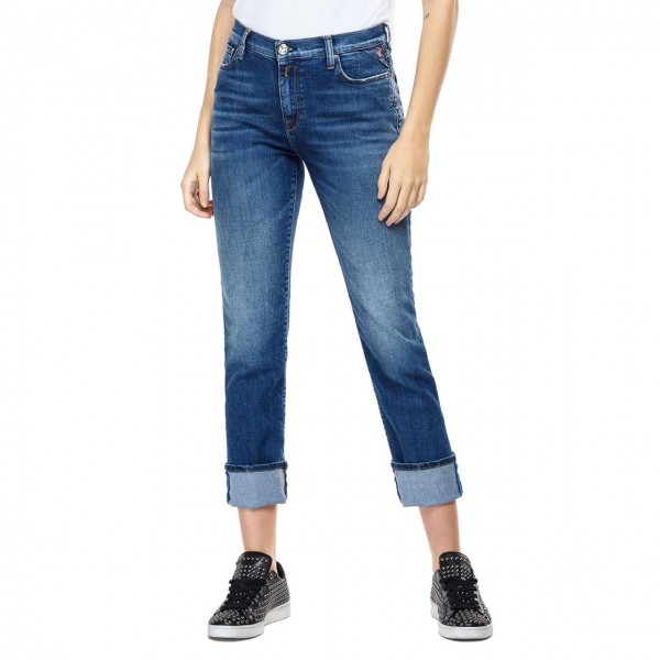 Jeans straight fit Julye ROSE LABEL, Blu