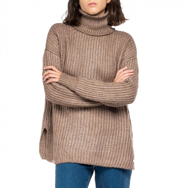 Sweater With High Neck, Green