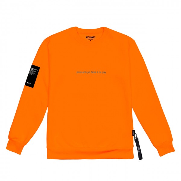 Reflector Sweatshirt, Arancio