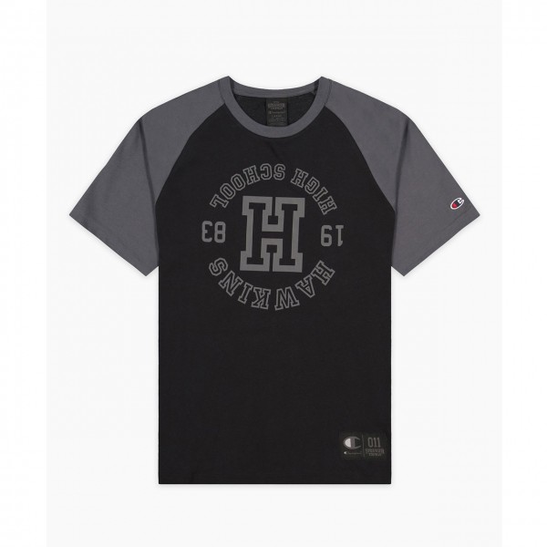 Hawkins Raglan T-Shirt, Black
