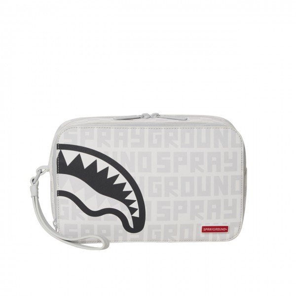 Split Mean And Clean Toiletry Bag, White