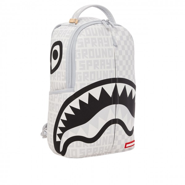 Split Mean And Clean Backpack, White