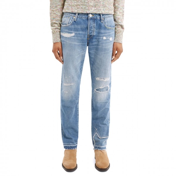Ralston Regular Slim Jeans In Cotone Organico, Blu
