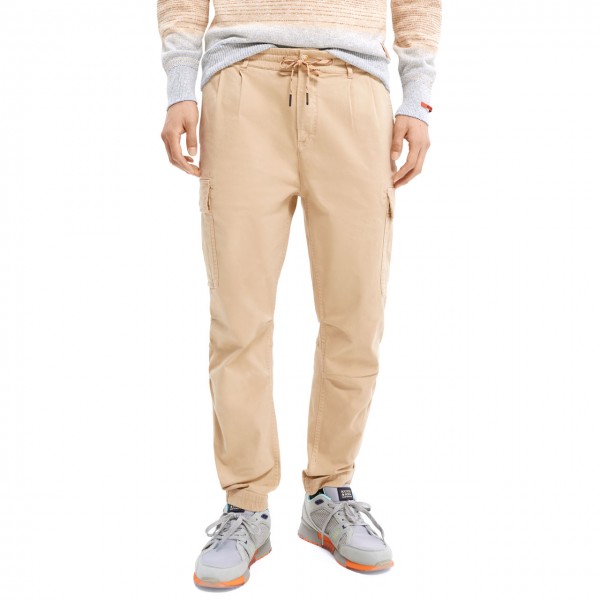 Fave - Tapered Fit Cargo Jogger, Beige