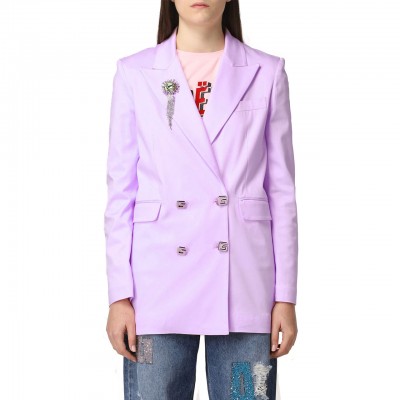 Cotton Twill Jacket, Purple