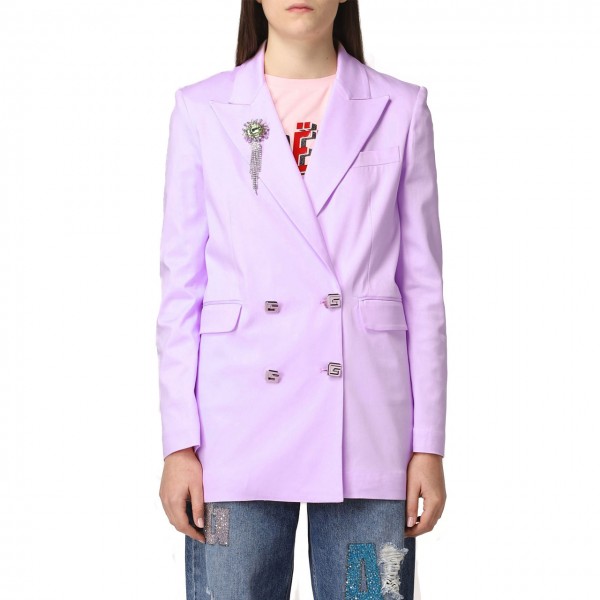 Cotton Twill Jacket, Purple
