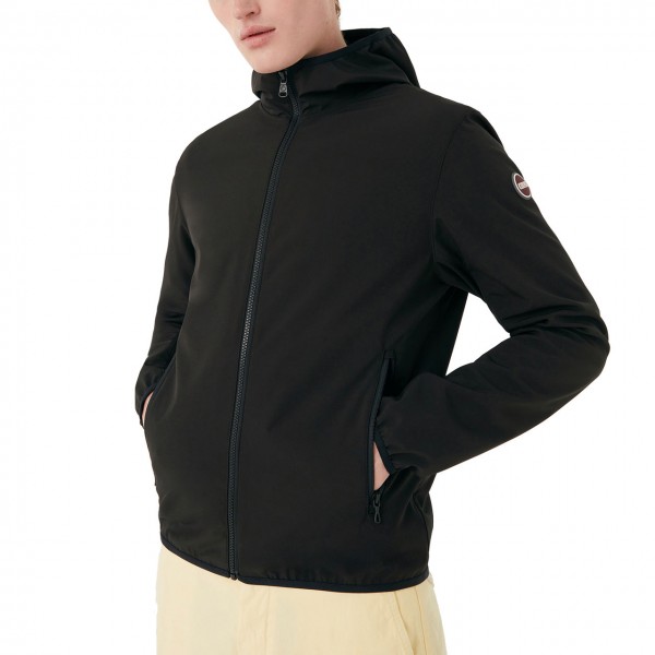 New Futurity Hooded Softshell Jacket, Black