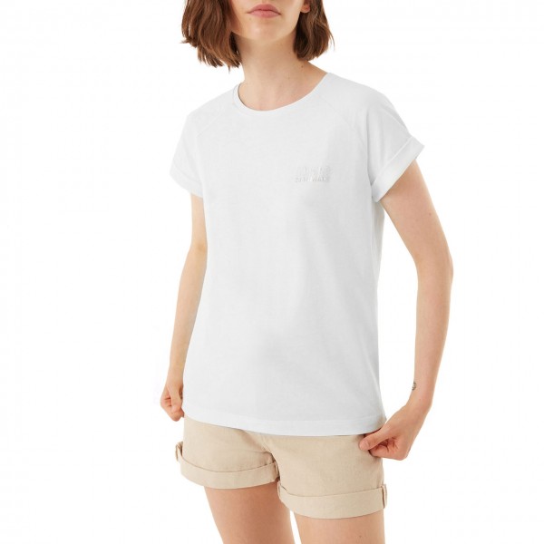 T-Shirt Just In Jersey Di Cotone, Bianco