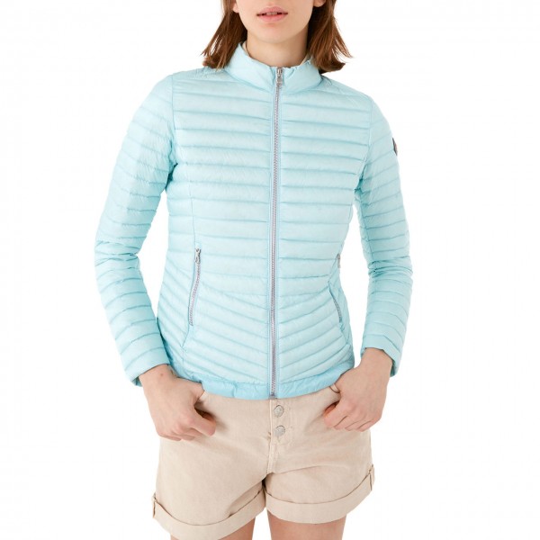 Lightweight Punky Down Jacket With Rounded Bottom, Light Blue