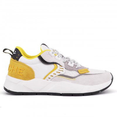 Club01 Suede White Yellow,...