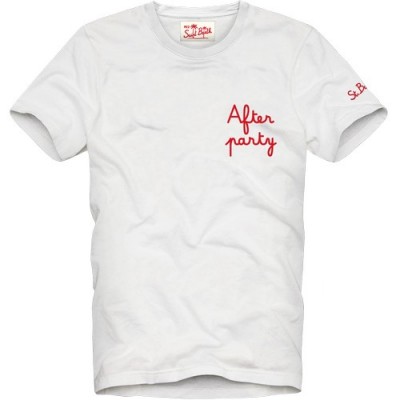 T-Shirt Con Ricamo, Bianco