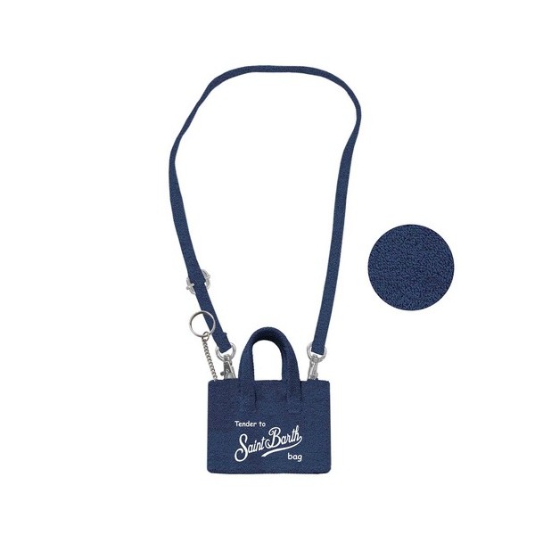 Keychain Bag With Shoulder Strap, Blue