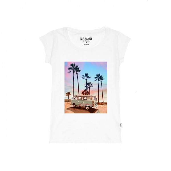 Florida Graphic T-Shirt, Bianco