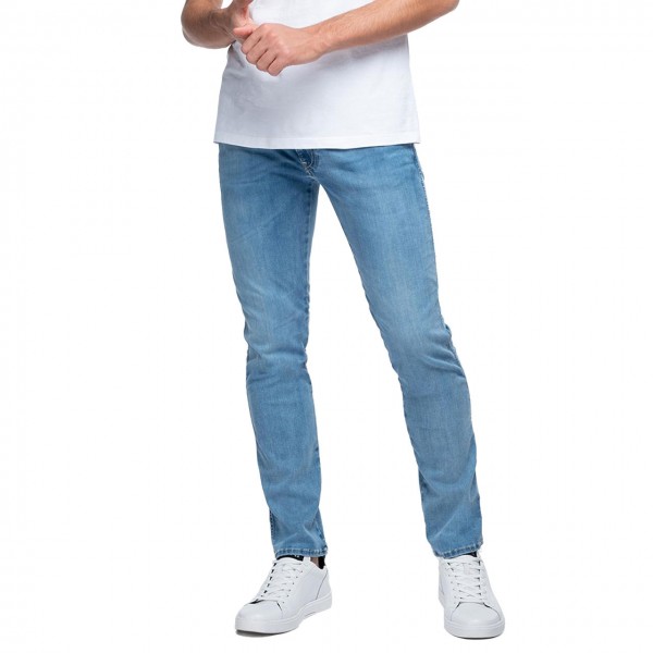 Jeans Slim Fit Anbass Hyperflex, Blu