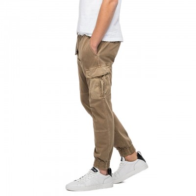 Cargo Pants In Jersey, Brown
