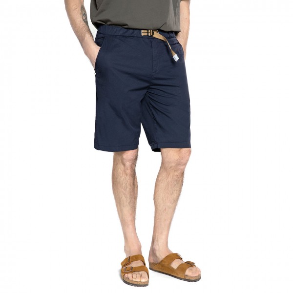 Short Chino Con Coulisse, Blu