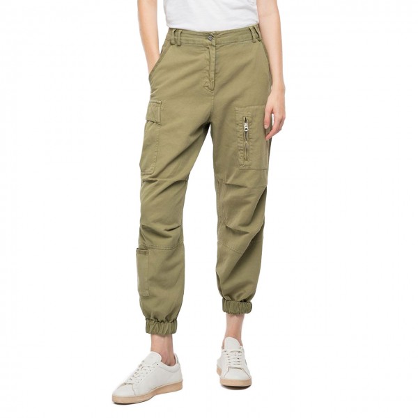 Cargo Pants In Cotton, Green