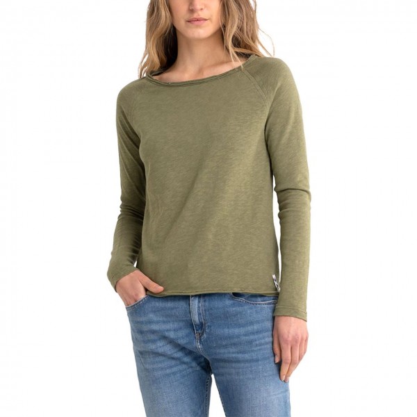 Rose Label Long Sleeve T-Shirt, Green