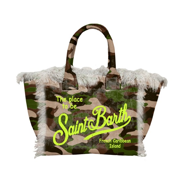 Vanity Bag in Camouflage Canvas