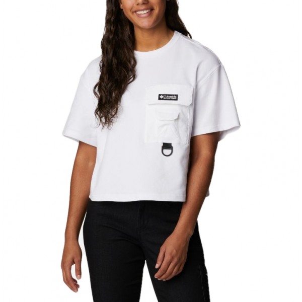 Cropped W Field Creek T-shirt, White