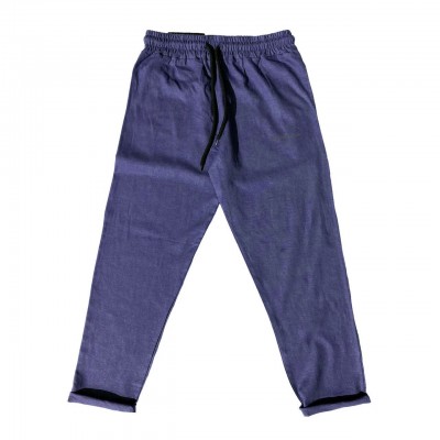 Pantalone In Lino, Blu