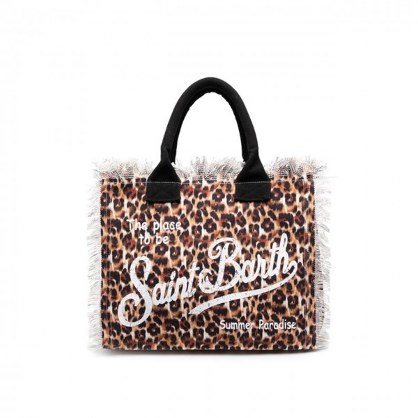 Vanity Bag in Leopard Canvas