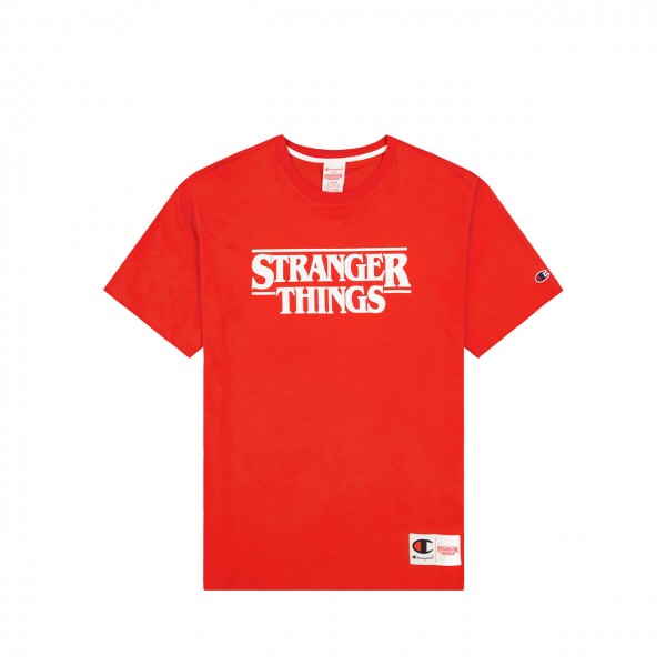 T-Shirt Con Logo Stranger Things, Rosso