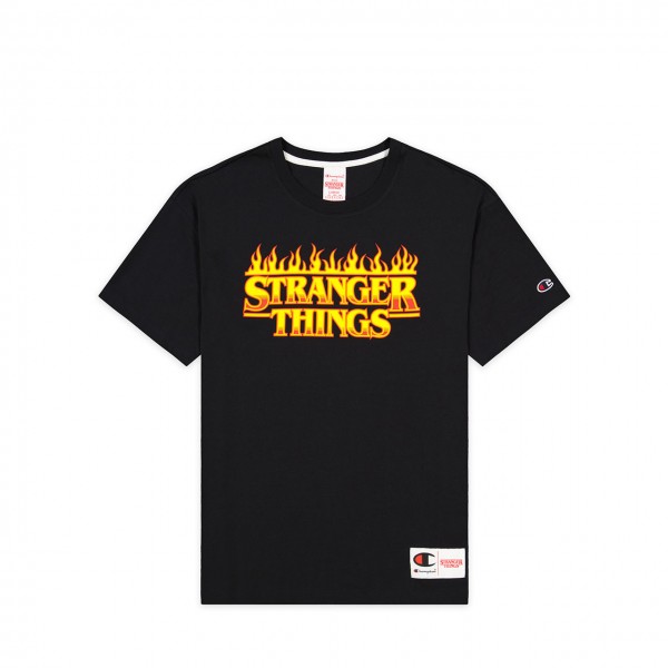 Stranger Things Logo T-Shirt, Black