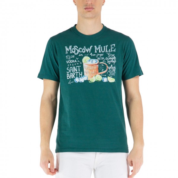 Cotton Classic T-Shirt Moscow Mule, Verde