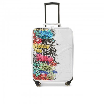 Half Graff Luggage, White