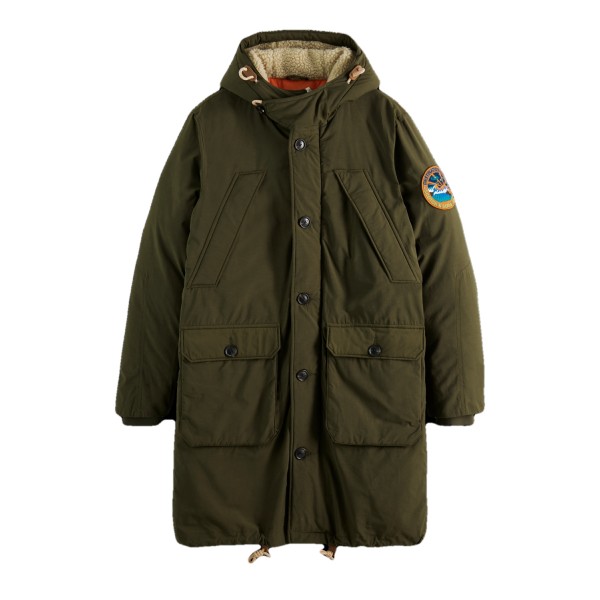Heavy Weight Padded Parka, Verde