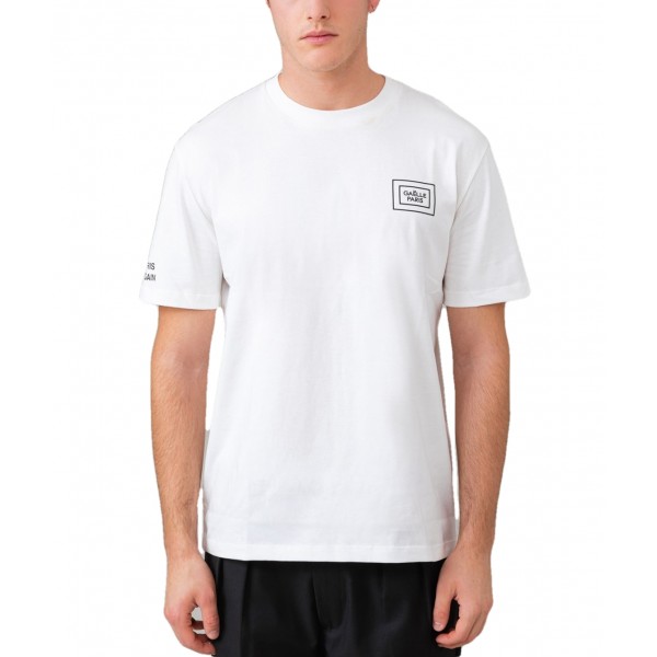 T-Shirt In Jersey Con Logo Gommato